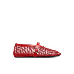 Balerini dama - textil - rosu imagine