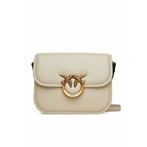 Geanta dama Love Box Bag Fl Mini - piele naturala - alba imagine
