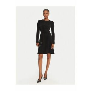 Rochie tricotata de dama negru - fabricata din material de calitate imagine