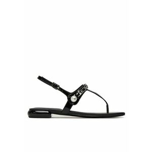 Sandale dama model piele naturala - negru - Negru imagine