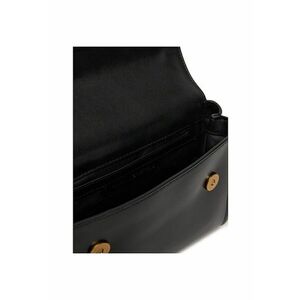 Geanta dama neagra/aurie - din piele naturala - model 992 imagine