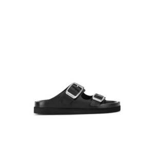 Slapi dama model CAMERON-25SS534 - piele naturala - negru imagine