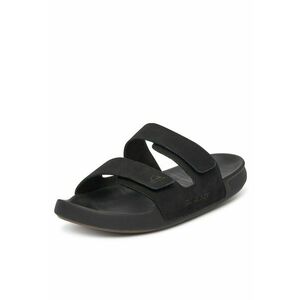 Slapi barbati negru - piele naturala - model RAPID-01 - imagine