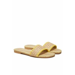 Papuci galbeni - piele ecologica - BP6097-5 imagine