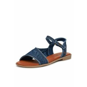 Sandale dama bleumarin - textil imagine
