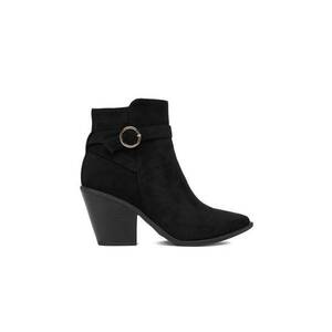 Botine dama 3030 - Textil - Negru imagine