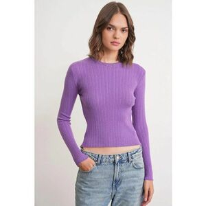 Top dama - top mulat - mov electric - jerseu imagine