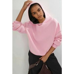 Hanorac roz pudra - textil imagine