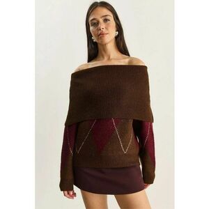 Pulover dama maro - One Size imagine