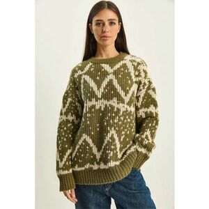 Pulover dama verde - One Size imagine