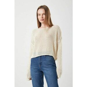Pulover dama crem - One Size imagine