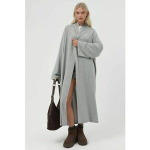 Cardigan tricot - gri - lung - One Size imagine