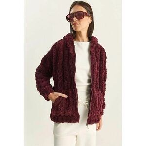 Cardigan dama mov imagine