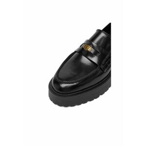 Mocasini dama piele naturala - Negru imagine
