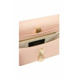 Geanta dama - Dusty Pink - piele naturala - model Iride S - 30x25cm imagine