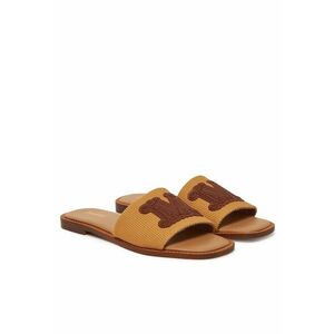 Slapi dama - model Beachwear - culoare camel imagine