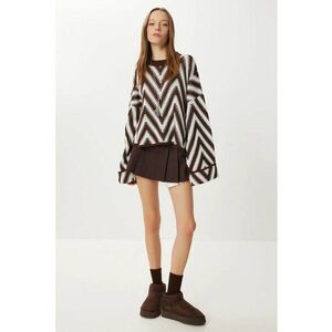Pulover dama Happiness Istanbul - maro - One Size imagine