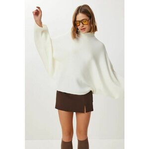 Pulover dama Happiness Istanbul - alb - One Size imagine