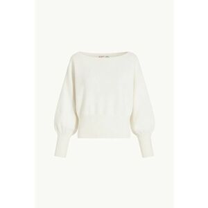 Pulover dama alb - One Size imagine