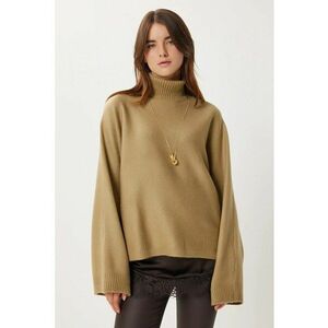 Pulover dama Happiness Istanbul - verde - One Size imagine