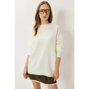 Pulover dama Happiness Istanbul - alb - One Size imagine