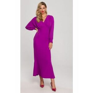 Rochie maxi dama - Kundry - pruna - Lavanda imagine