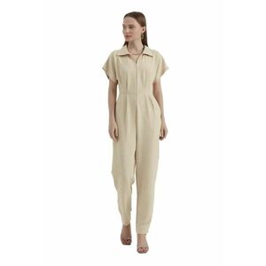 Salopeta pentru dama - Textil - Bej imagine