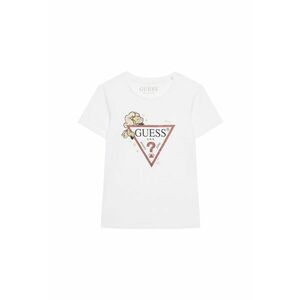 Tricou pentru fete - alb - bumbac imagine