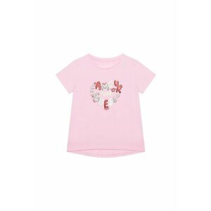 Tricou cu imprimeu - roz imagine