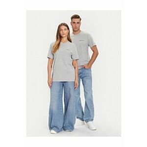 Tricou unisex gri - bumbac - imagine