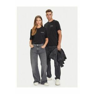 Tricou unisex negru - bumbac - imagine