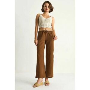 Pantaloni dama - HiCCUP - Maro - Textil imagine