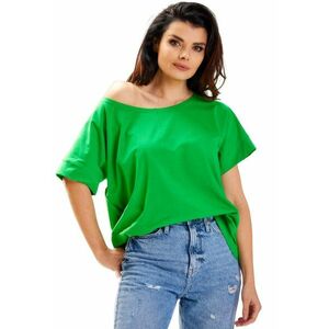 Bluza dama - Bumbac - Croiala lejera - Verde - imagine