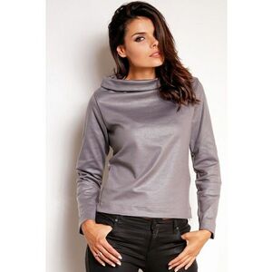 Bluza dama - Poliester/Viscoza - Gri imagine