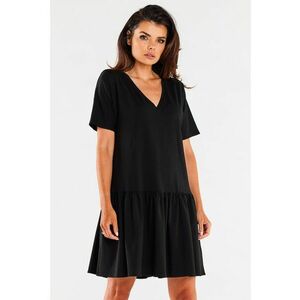 Rochie dama Bumbac - M295 - Neagra - imagine