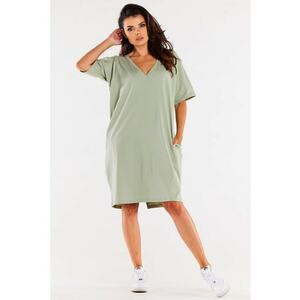 Rochie dama Bumbac - M303 - Mint - imagine