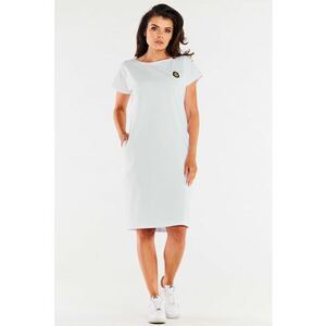 Rochie-tricou din bumbac cu maneci scurte imagine