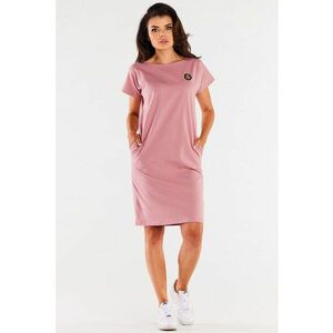 Rochie dama Bumbac - M301 - Roz - imagine