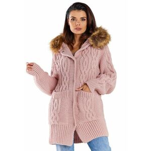 Pulover dama A478 - Roz - Marime unica imagine