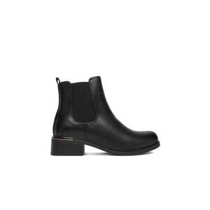 Botine dama HX21055-1A - Textil - Negru imagine