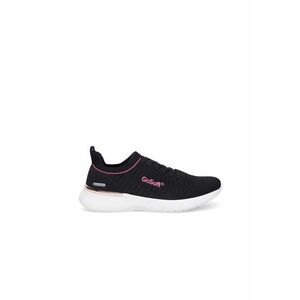 Pantofi sport dama - textil - negru/roz - imagine