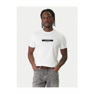 Tricou barbati culoare alb - din bumbac imagine