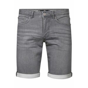 Pantaloni scurti din denim pentru barbati gri - imagine