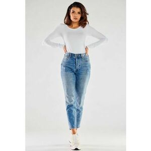 Bluza dama - Bumbac/Elastan - Alb - imagine