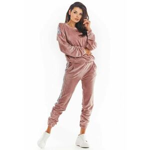 Pantaloni dama - Poliester - Roz - Roz imagine