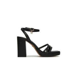 Sandale dama - TS6197-01 - cu toc - negru imagine