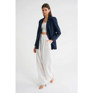 Sacou dama - bleumarin - amestec de in - cu nasturi imagine