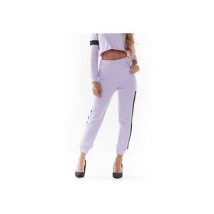 Pantaloni sport dama - Bumbac/Lycra - Violet imagine