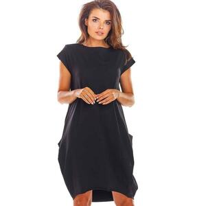 Rochie scurta cu buzunare ample imagine