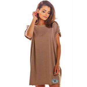 Sukienka M210 - Beige - imagine
